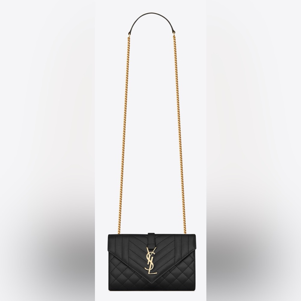 NWOT YSL Envelope Quilted Handbag